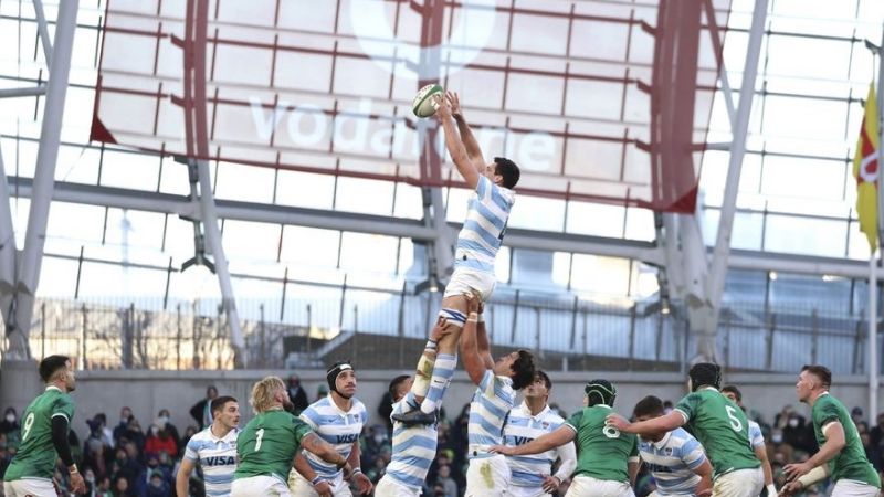 Durísima derrota de Los Pumas, ante Irlanda