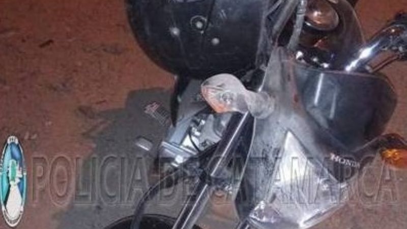 Motociclista lesionado tras derrapar
