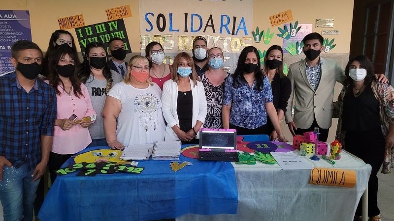 Acciones solidarias de alumnos del Plan FinEs