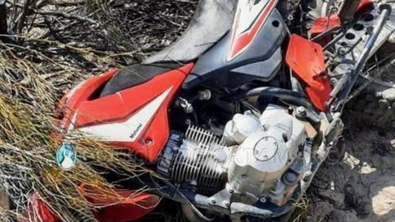Le robaron la moto en Rincón y la encontraron abandonada en Siján