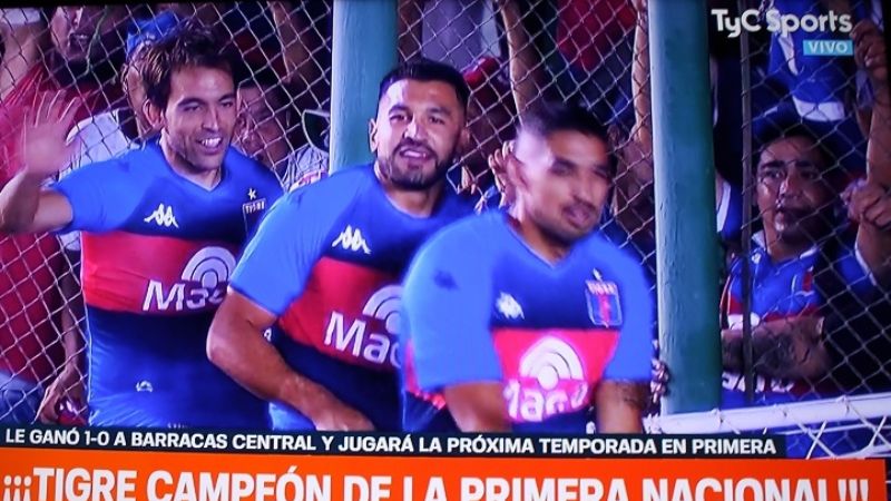 Tigre venció a Barracas y es de la 1ra. División de AFA