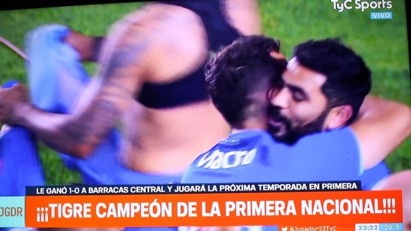 Tigre venció a Barracas y es de la 1ra. División de AFA