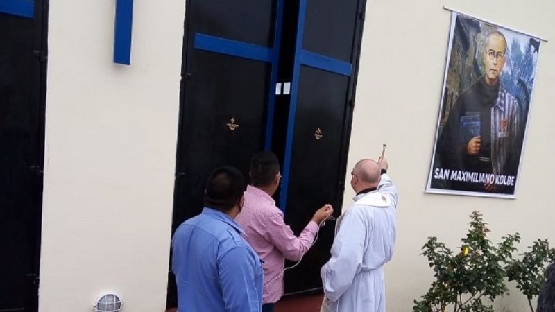 El Obispo bendijo la capilla de la cárcel de Miraflores