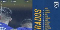 Los concentrados de Boca, para el partido de hoy ante Independiente.