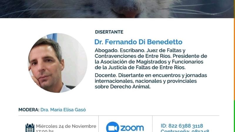 Charla sobre los derechos de los animales