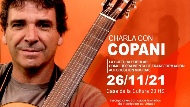 Ignacio Copani dará una charla sobre autogestión musical
