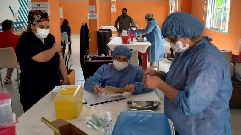 Viernes con vacunación en Capital y Nodos del interior