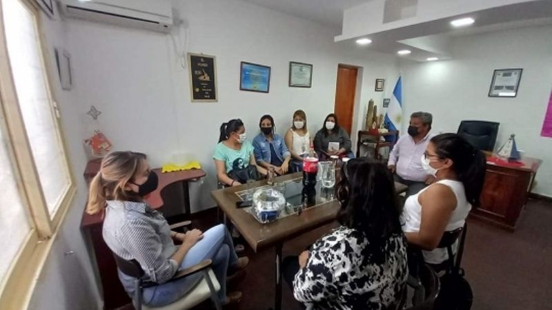 Gómez recibio a la Secretaria de Mujeres, Género y Diversidad