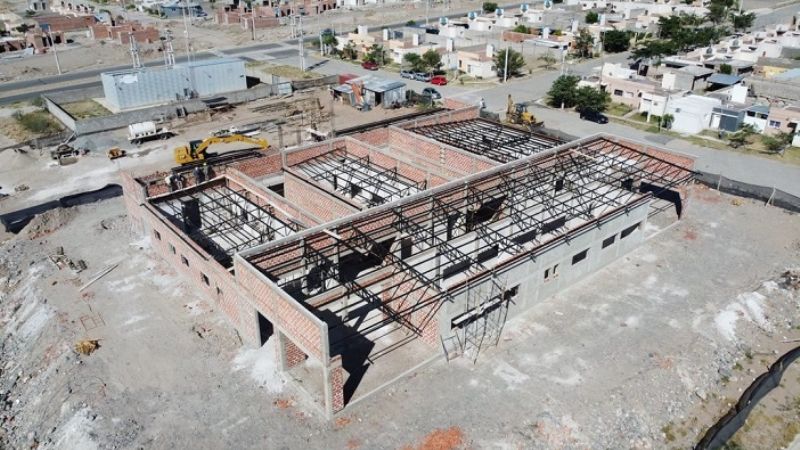 Avanza la obra del Hospital en Valle Chico