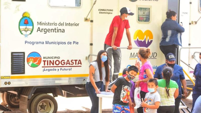 El SEYSAM Móvil atendió en barrios de Tinogasta