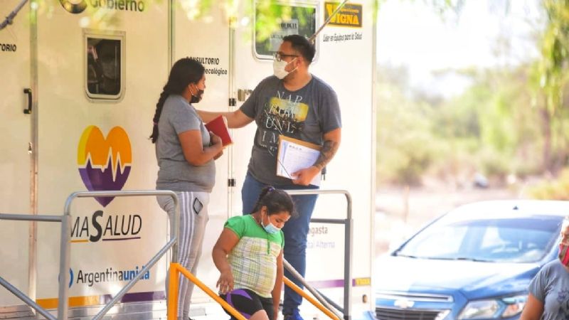 El SEYSAM Móvil atendió en barrios de Tinogasta