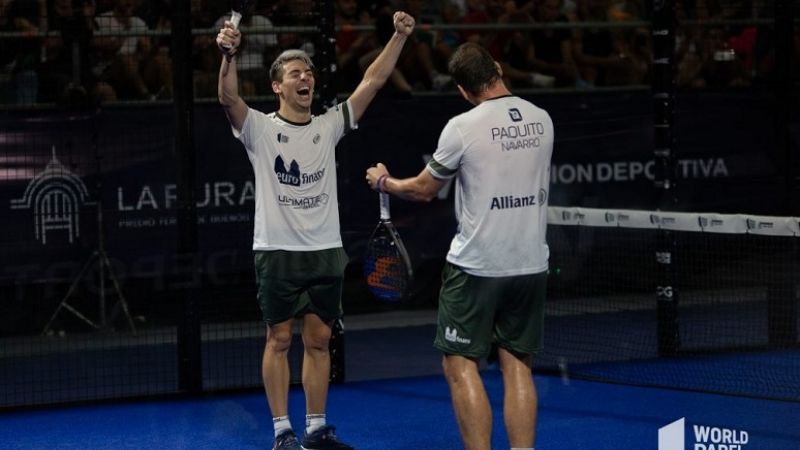 El catamarqueño Tapia en la final del Buenos Aires Padel Máster