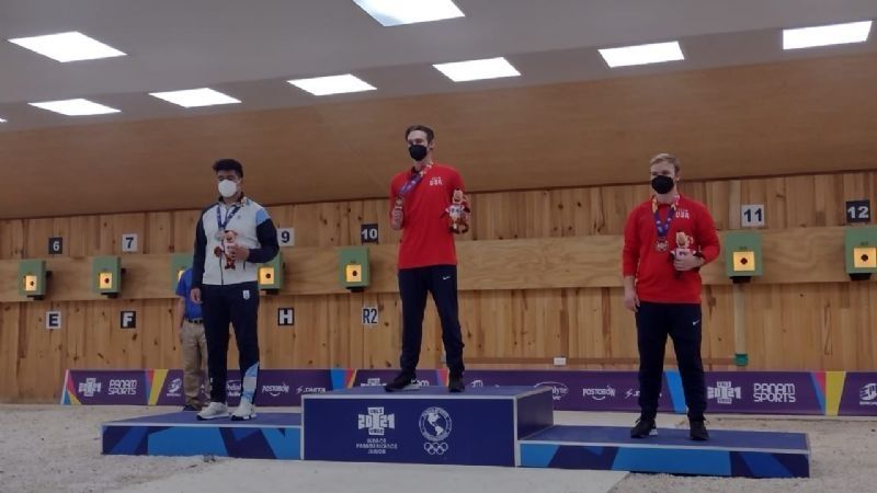 El “cata” Gutiérrez, medalla de plata en los Panamericanos Junior