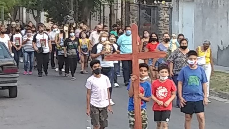 Finalizó el triduo en honor de la Virgen de la Medalla Milagrosa