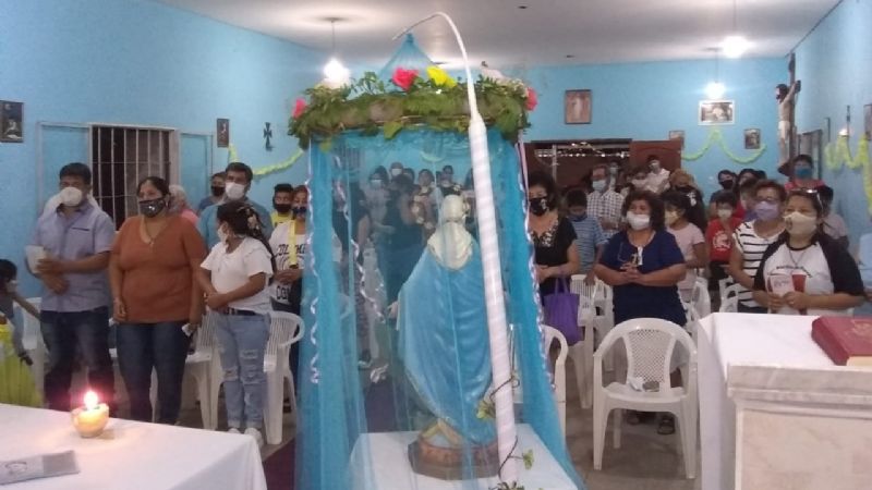 Finalizó el triduo en honor de la Virgen de la Medalla Milagrosa
