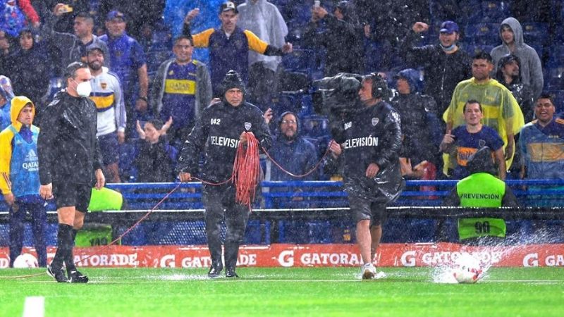 A Boca le falló el drenaje y no pudo jugar ante Newell’s