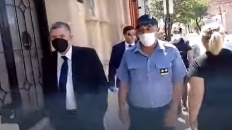 Mal momento que vivió el abogado Morales