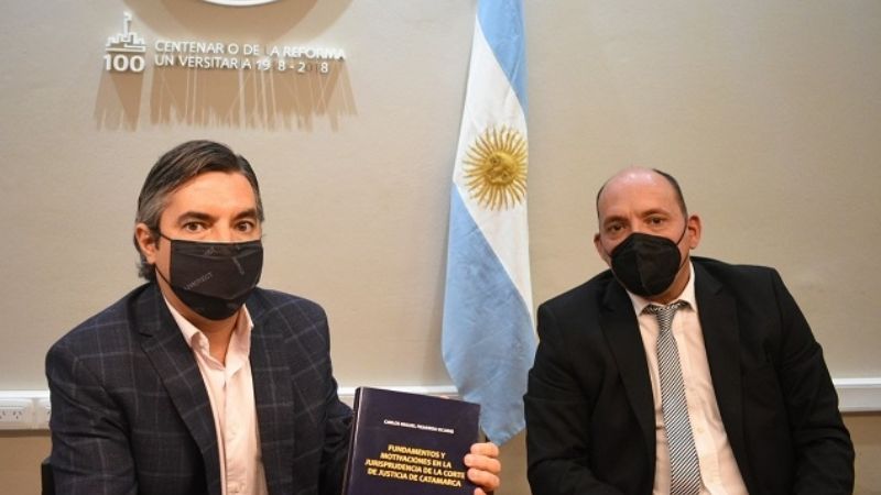 Salerno recibió al presidente de la Corte