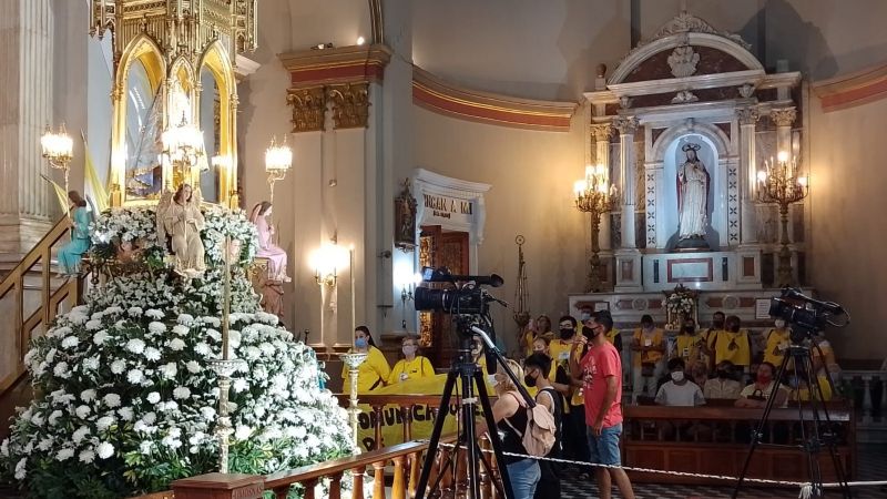 Los comunicadores sociales honraron a la Madre del Valle