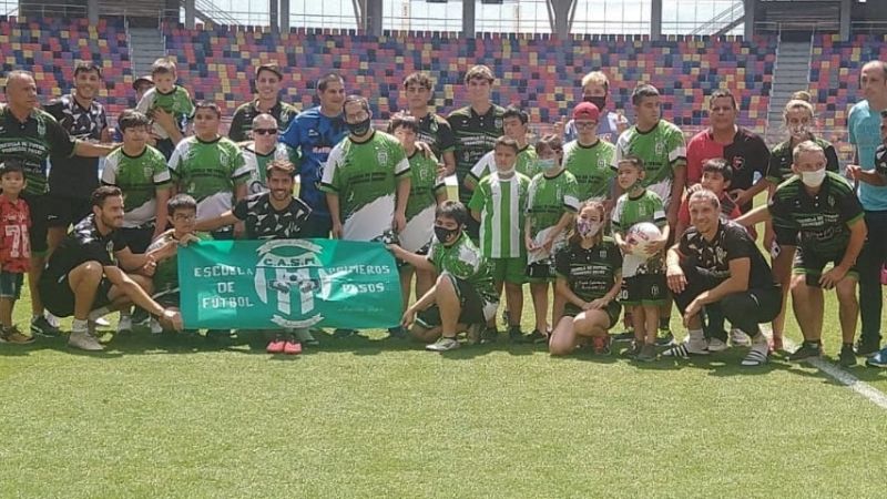 Pibes de los “Primeros Pasos” en el "Madre de Ciudades"