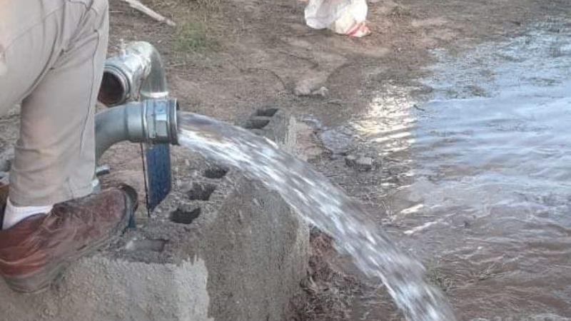 Por vandalismo una localidad se quedó sin agua