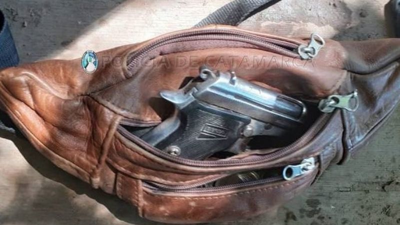 Secuestran un arma de fuego por un hecho de abigeato