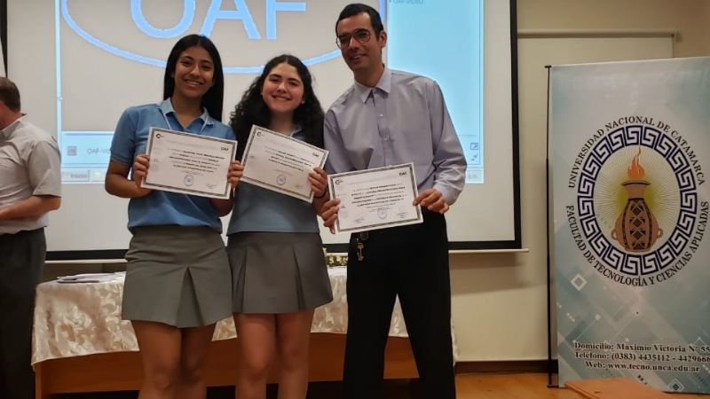 Alumnas de la Fray premiadas en las Olimpíadas Argentinas de Física