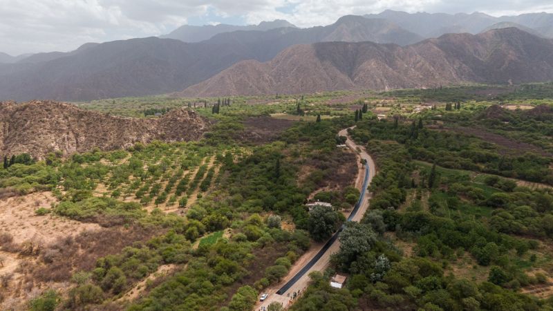 Avanza el acceso al dique Río Hondo y la pavimentación de la ruta a El Shincal