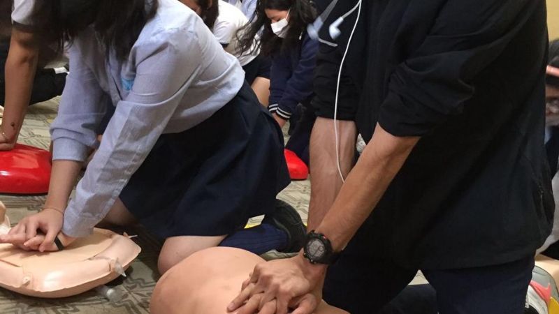 Se capacitó a más de 600 alumnos del nivel secundario en RCP