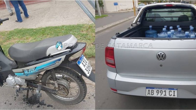 Chocaron una moto y una camioneta: un niño terminó herido