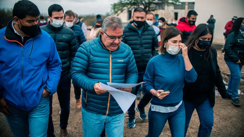 Visita al predio del Parque Industrial de Andalgalá