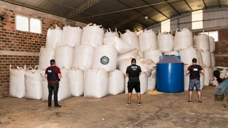 Desarticulan una organización dedicada al contrabando de granos y lavado