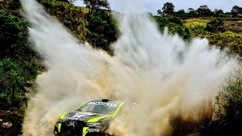 Sampayo y Walter D’Agostini los mejores “catas” en el Rally Argentino