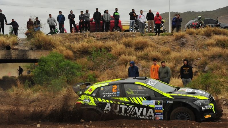 Sampayo y Walter D’Agostini los mejores “catas” en el Rally Argentino