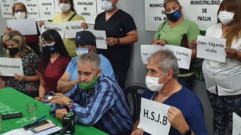 El Gobierno abrió el diálogo con ATE Salud que levantó el paro