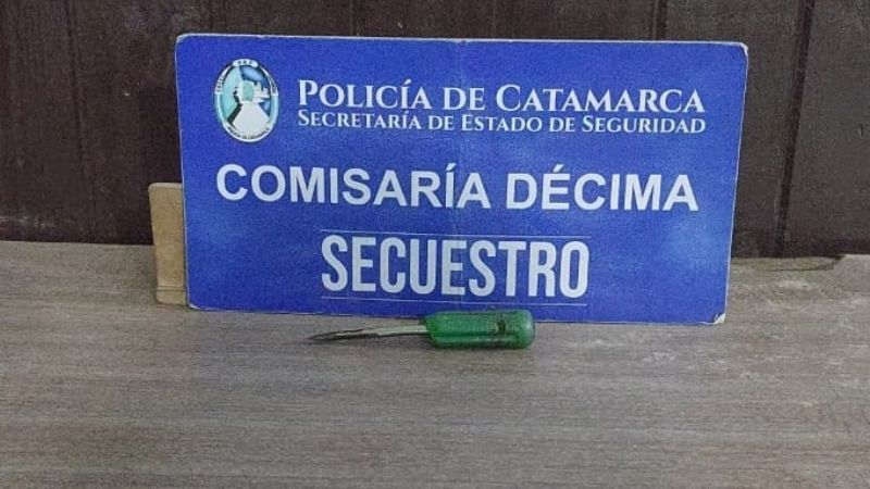 Agredió a su pareja, hirió a un policía e intentó fugarse