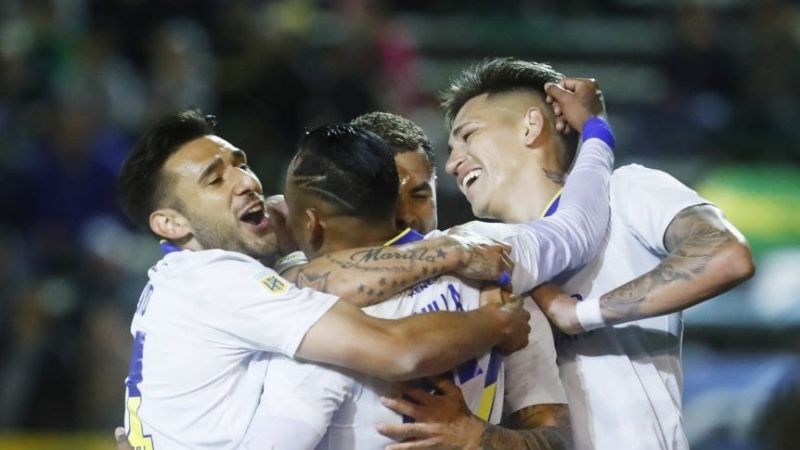 Boca se recuperó con “fiesta colombiana”, goleando a Aldosivi