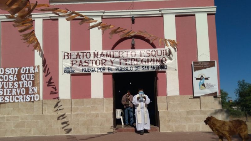 Las reliquias del Beato Esquiú en San Antonio de La Paz