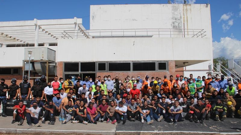 Simulacro de catástrofe aérea