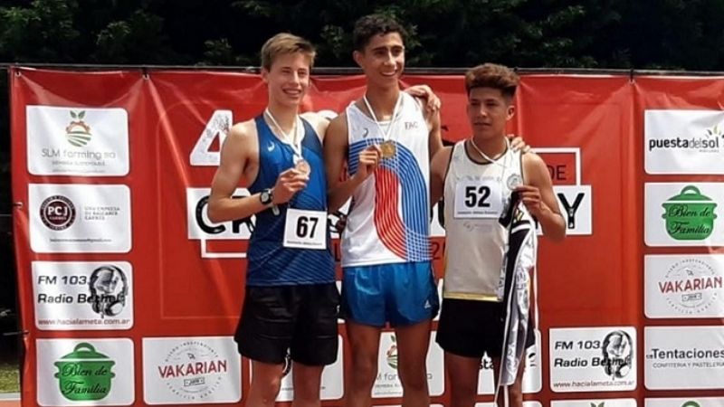 Vilca campeona y Gutiérrez 2do. en el Nacional de Cross