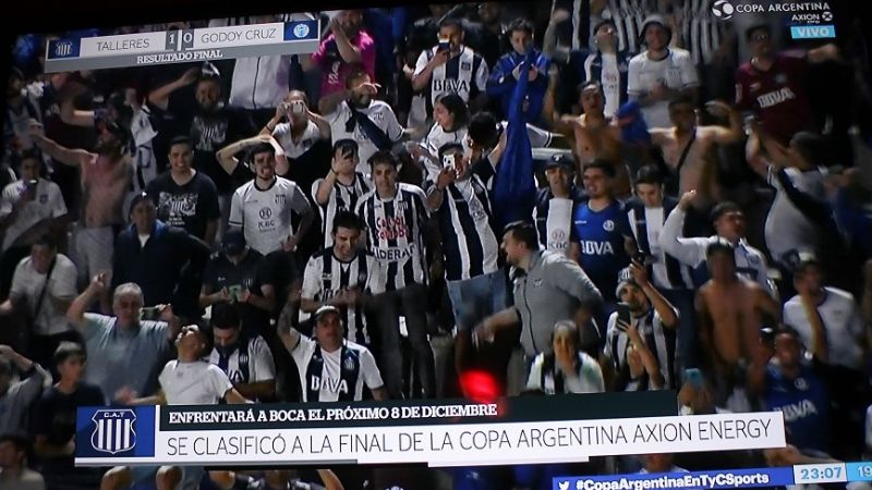 Talleres jugará la final de la Copa Argentina con Boca