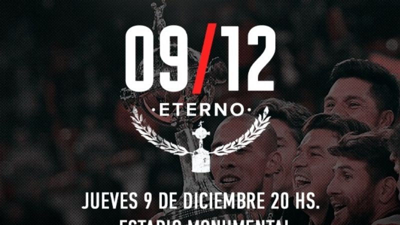 River celebró a lo grande el 9/12 en el Monumental