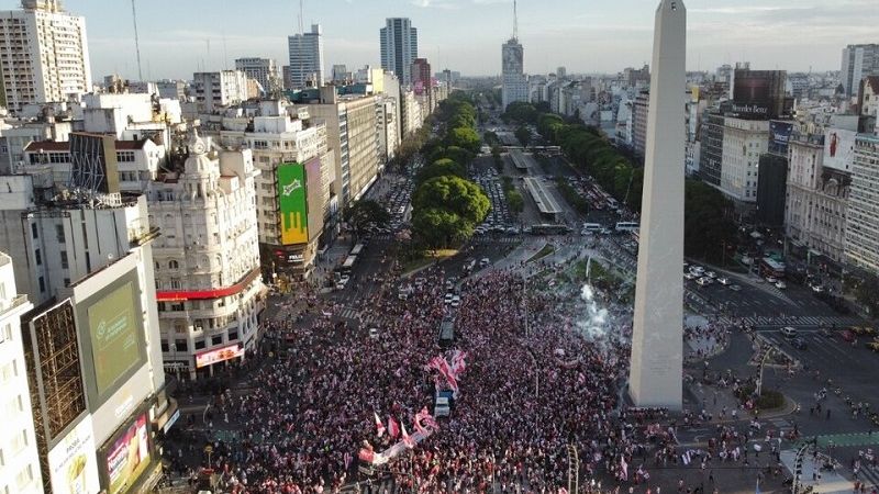 River celebró a lo grande el 9/12 en el Monumental