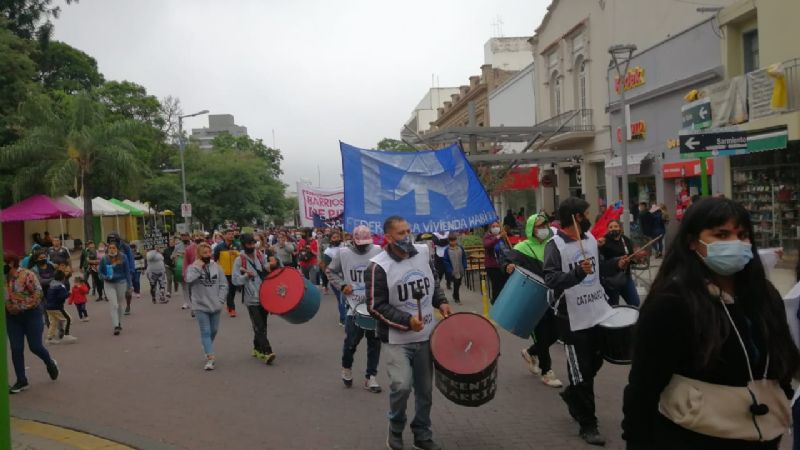 Caos en el centro por movilización