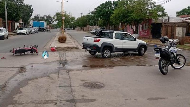 Siniestro vial en el norte de la Capital