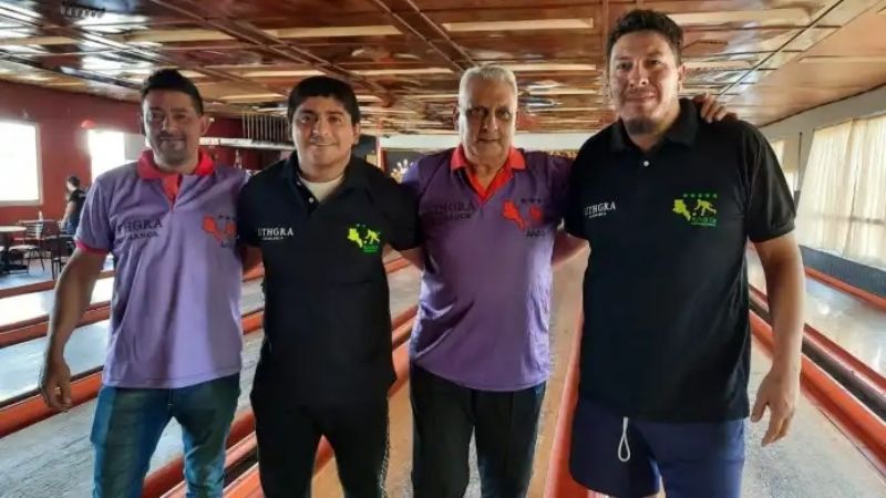 Hugo Herrera, campeón Argentino Sénior de Bowling, en Necochea