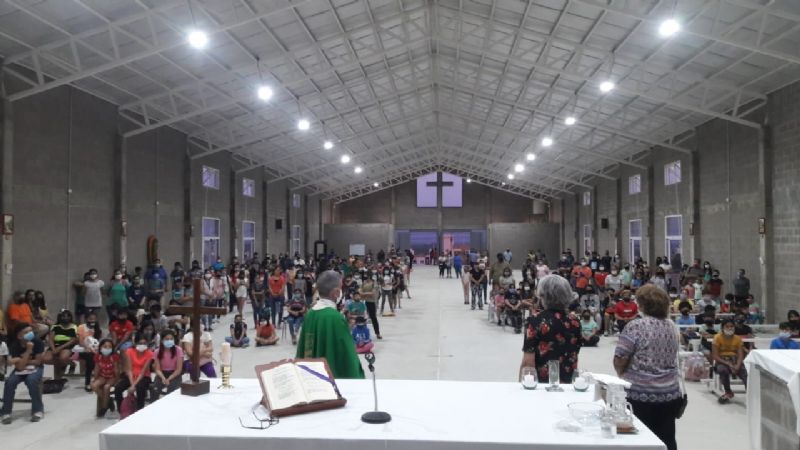 Inauguración y bendición del templo en Valle Chico