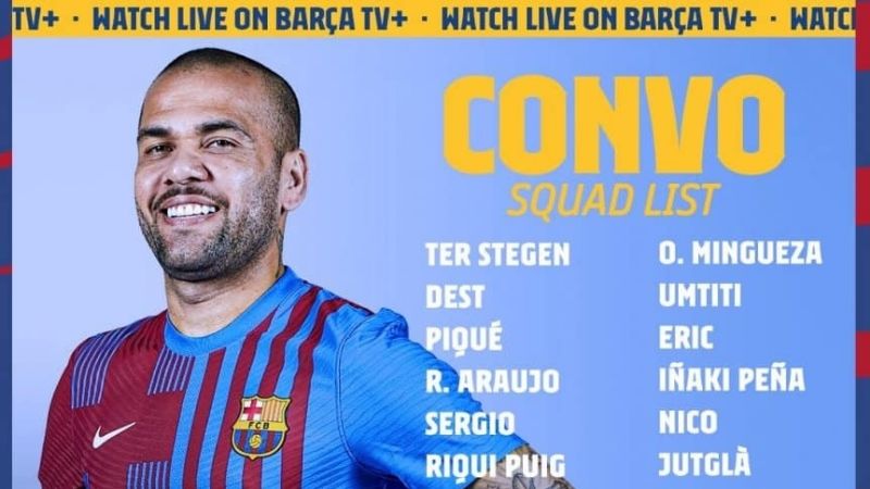 Ante Boca, podría volver Dani Alves en Barcelona
