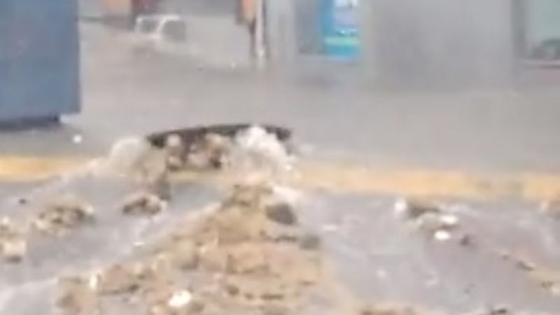 La lluvia trajo numerosos inconvenientes