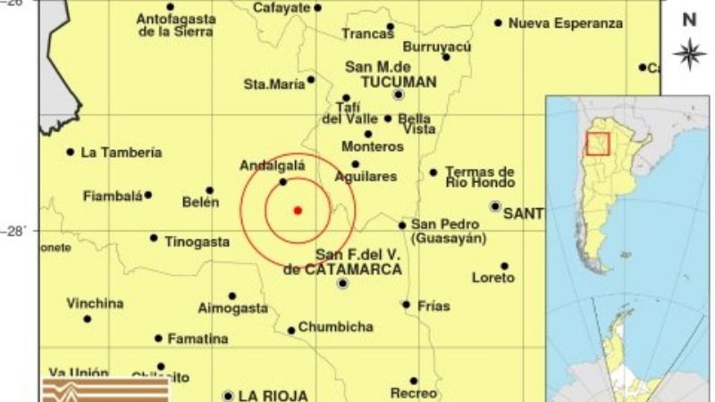 Tembló el Pacífico y después Catamarca